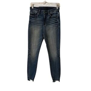 Buckle Black Fit No 75 Ankle Skinny‎ Jeans Blue Denim Women 26x27